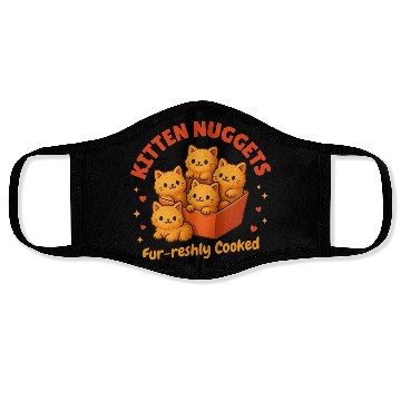 Discover Cute Kitten Nuggets – Funny Food Cat Face Masks