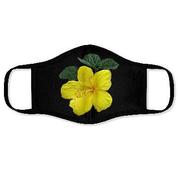 Discover One Yellow Hibiscus Face Masks