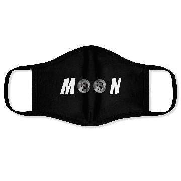 Discover Tooth and Moon Lunar Dental Design Face Masks