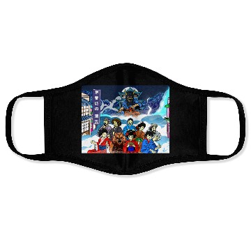 Discover Mythical Samurai Wolf Theater Face Masks