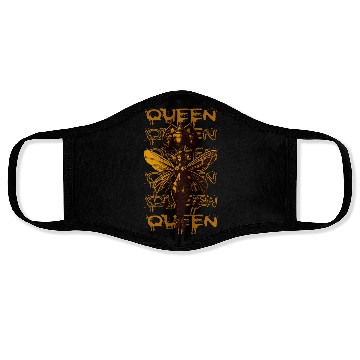 Discover Queen Bee Warrior – Dark Fantasy Insect Art Face Masks