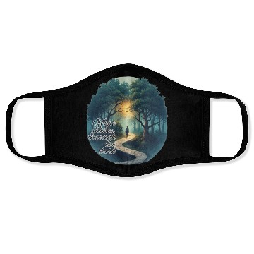 Discover Hope Illuminates the Dark Forest Face Masks