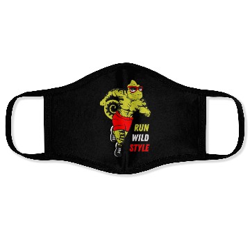 Discover Running lizard Face Masks
