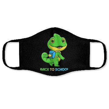 Discover LIZARD BACK TO SCHOOL Face Masks