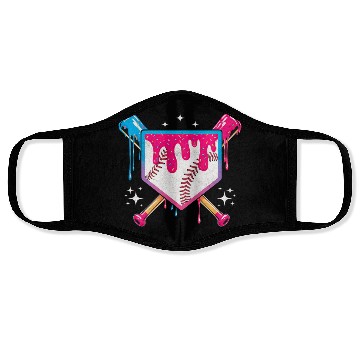 Discover Colorful Baseball Bat Shield Design Face Masks