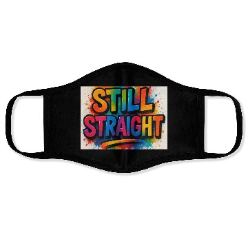 Discover Still Straight Multi Colors Face Masks