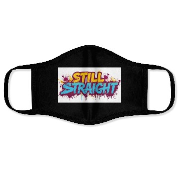 Discover Still Straight Yellow and Teal Face Masks