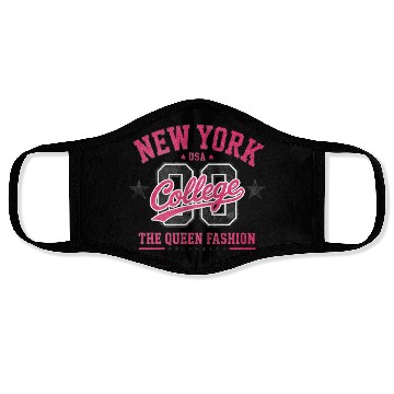Discover Trendy Varsity College 08 Face Masks