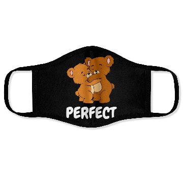 Discover Adorable Hugging Bears Embrace  Face Masks