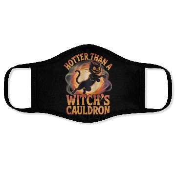 Discover Whimsical Cat Witch Cauldron Face Masks