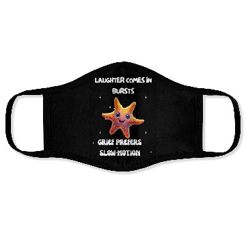 Discover Whimsical Starfish with Playful Quotes Face Masks