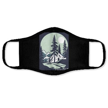 Discover Adventure mountains Face Masks