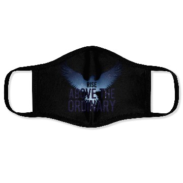 Discover Rise Above the Ordinary Eagle Design Face Masks