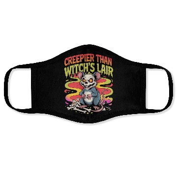 Discover Creepy Mouse with Wicked Eyes Design Face Masks