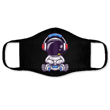Discover Galactic Gamers Alien Cartoon Design Face Masks