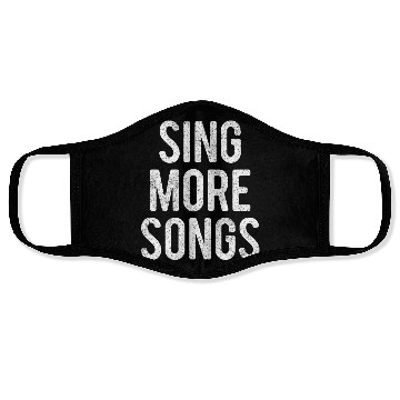 Discover Sing More Songs by #folktherobots Face Masks