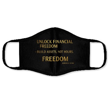 Discover Financial Freedom Unlock Design Face Masks