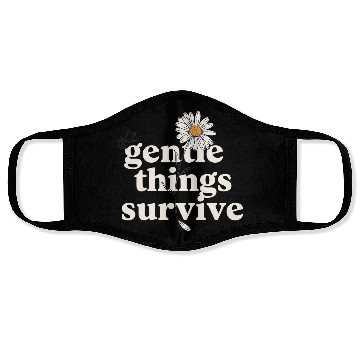 Discover Gentle Survival Daisy Design Face Masks