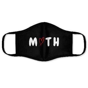 Discover Math Love – MATH Cute Minimal Design Face Masks