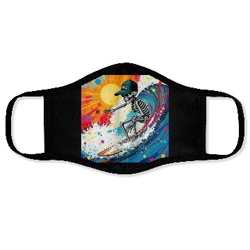 Discover "Tan your hide in Oceanside" I always say! Design1 Face Masks