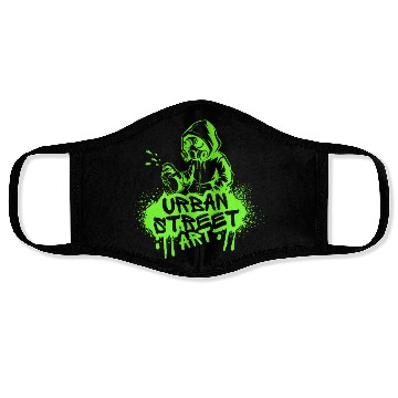 Discover Urban Street Art Graffiti Face Masks – Neon Green