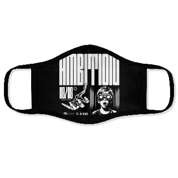 Discover Retro Comic Youth Illustration Face Masks