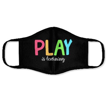 Discover Play Is Learning Preschool Pre-K Kindergarten Face Masks