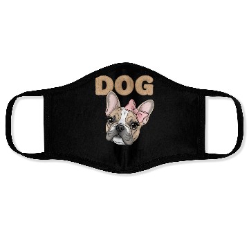 Discover Frenchie Mom Face Masks