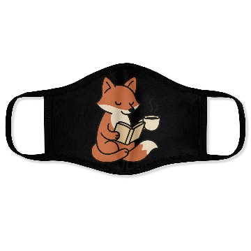 Discover Gentle Fox Reading with Coffee Face Masks