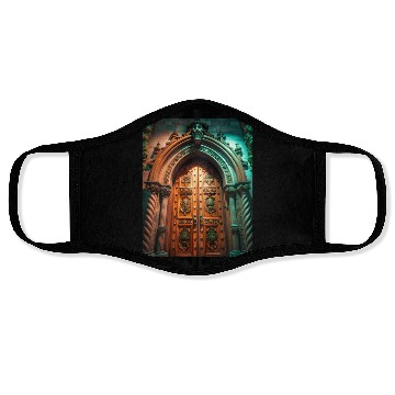 Discover Haunted Gothic Castle Entrance Face Masks