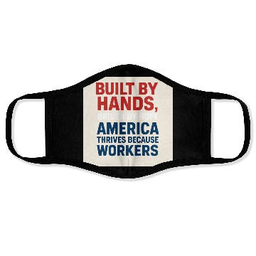 Discover American Worker Empowerment Design Face Masks