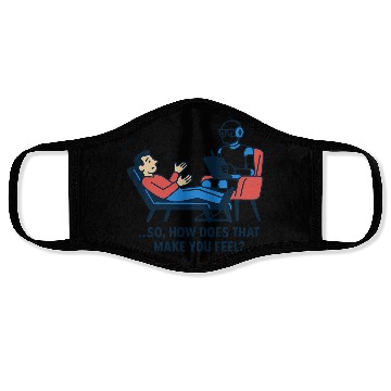 Discover AI Therapist │ Funny Artificial Intelligence Face Masks