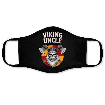 Discover viking uncle norse warrior funny gift Face Masks