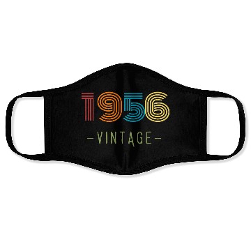 Discover VINTAGE 1950 NEON RETRO DESIGN Face Masks