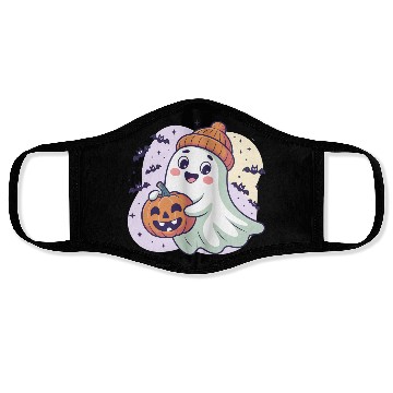 Discover Ghost with Pumpkin & Beanie Face Masks