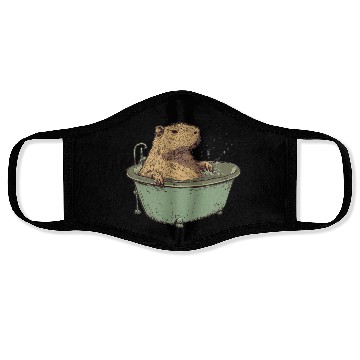 Discover Capybara is Enjoying Its Bathtub Face Masks