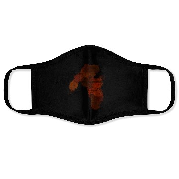 Discover Paper Plane Cocktail Illustration Retro Print Face Masks