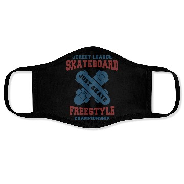 Discover Skateboard Freestyle Championship Design Face Masks