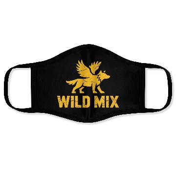 Discover Mythical Beast Emblem Design Face Masks