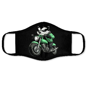 Discover Badge motorcycle Face Masks