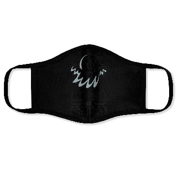 Discover Keep Calm and Scare On Face Masks