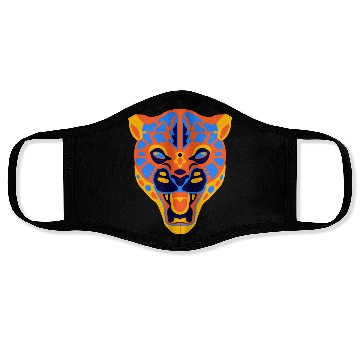 Discover Vivid Jaguar Bold Print Face Masks