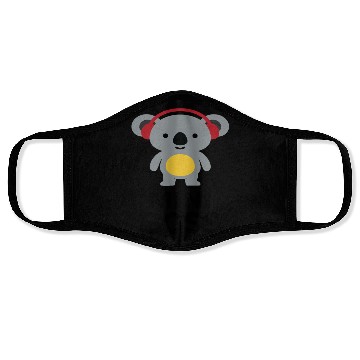 Discover Mini Boss Gray Koala Bear Face Masks