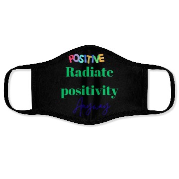 Discover Vibrant Inspirational Typography Face Masks