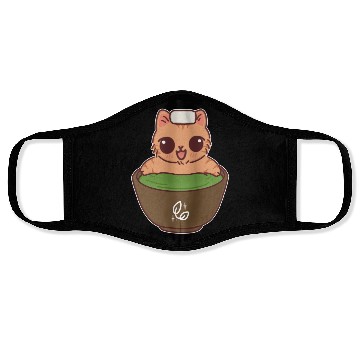 Discover Kawaii Cat in Matcha Onsen Face Masks