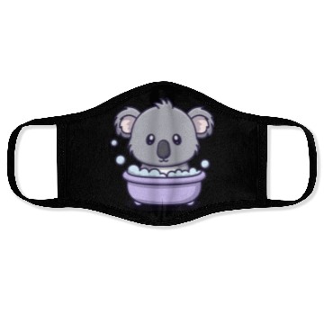 Discover Cute Koala Bear Taking a Bubble Bath Relaxing  Face Masks
