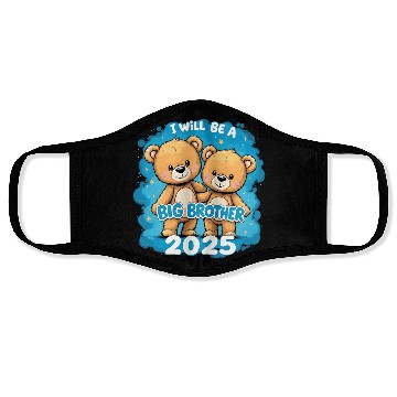 Discover I Will Be Big Brother 2025 Teddy Bear Face Masks