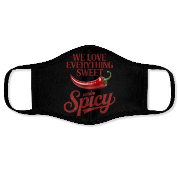 Discover Spicy Sweet Chili Pepper Design Face Masks