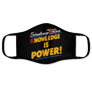 Discover Schoolhouse Rock Knowledge is Power Back to School Face Masks