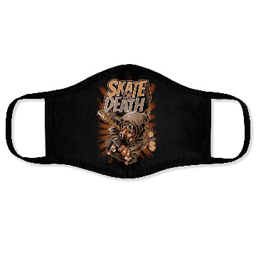 Discover Skate or Death Urban Streetwear Design Face Masks